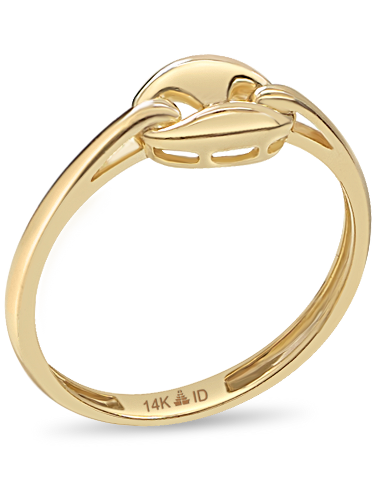 14K Gold Mariner Ring