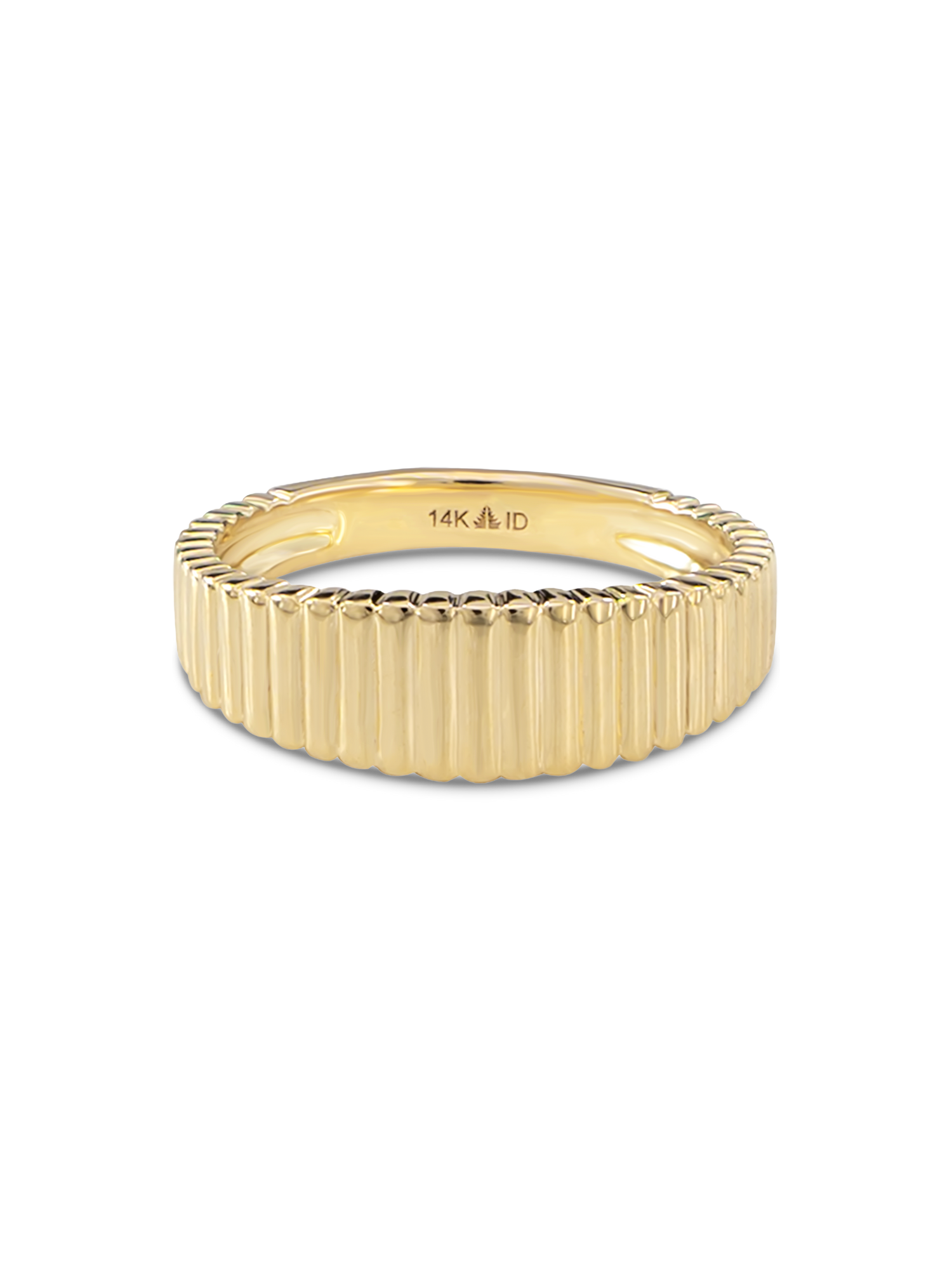Ribbed Band Ring
