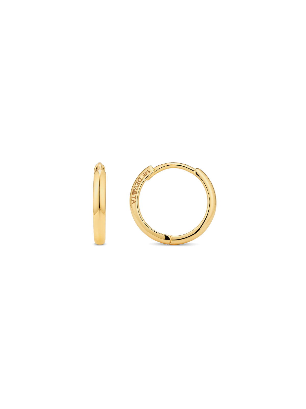 hoop earrings in 14K Gold