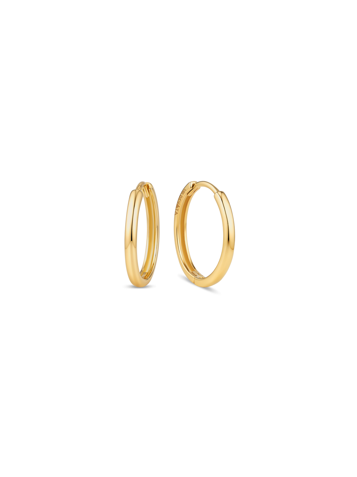 hoop earrings in 14k gold