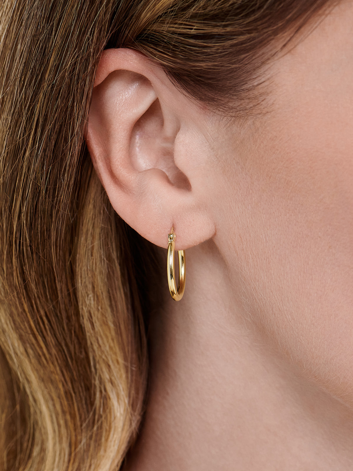 Classic Hoop Earrings 15mm × 2mm