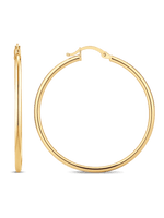 35mm classic hoop earrings in 14K Gold