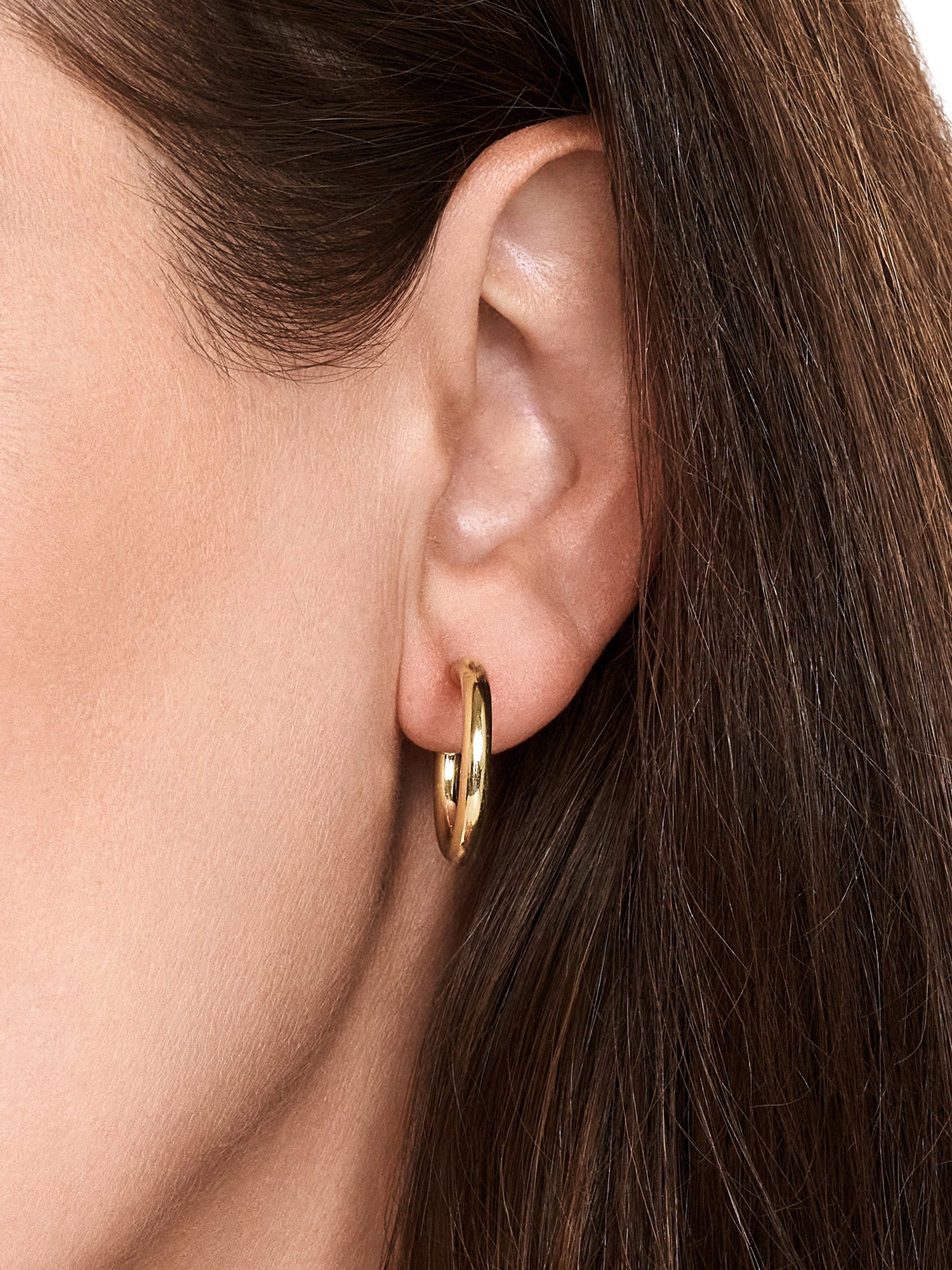 Classic Hoop Earrings 15mm × 3mm