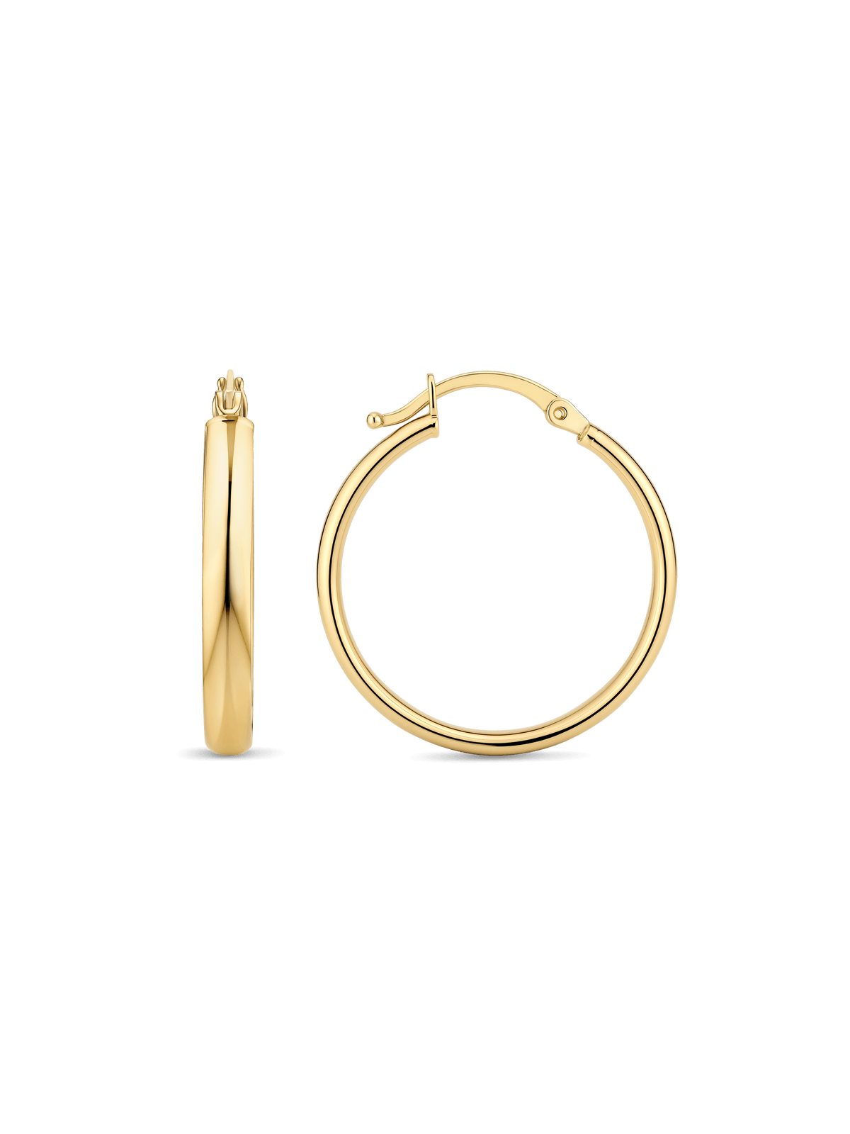 20mm Classic Hoop Earrings in 14K Gold