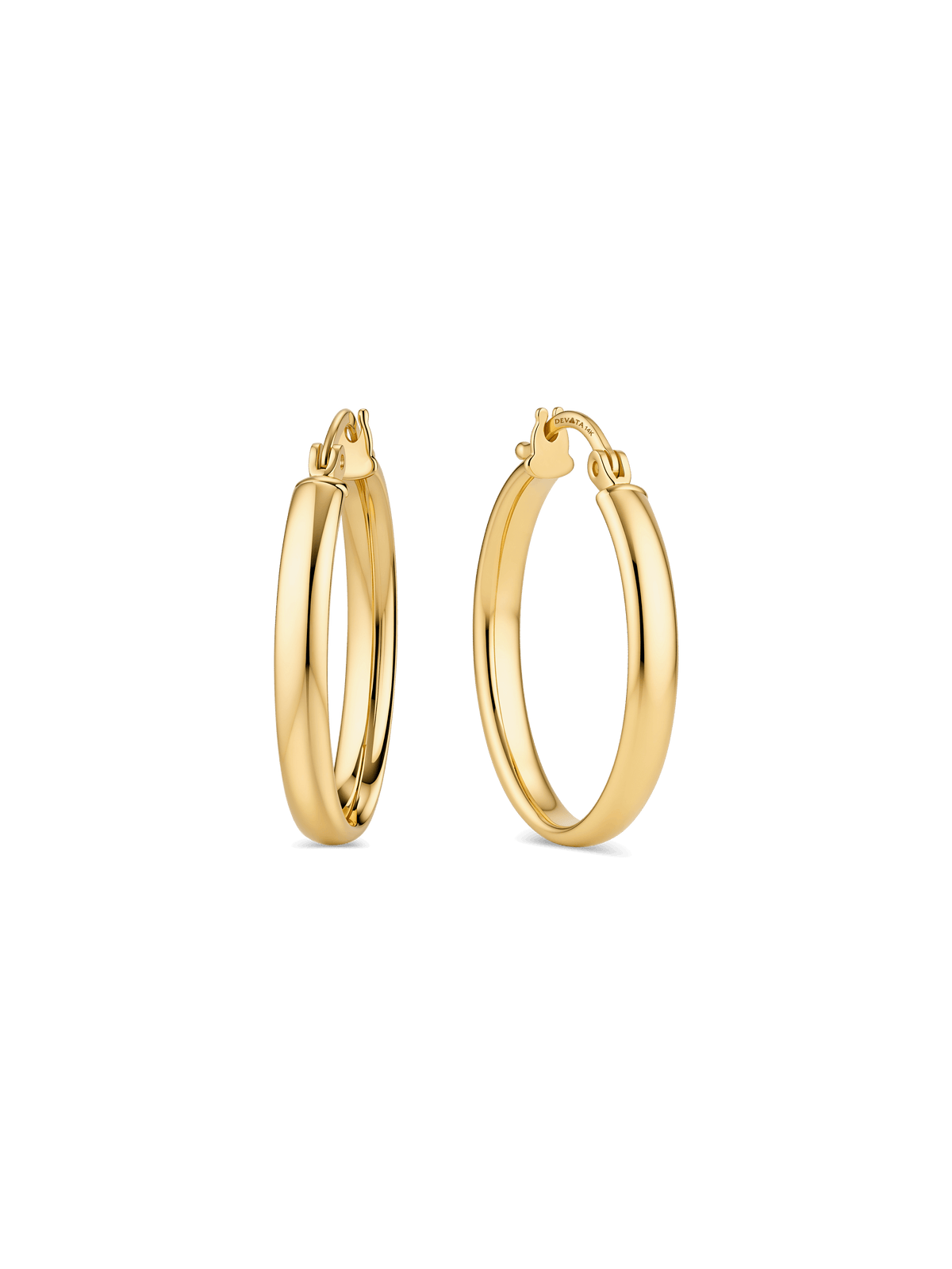 20mm Classic Hoop Earrings in 14K Gold