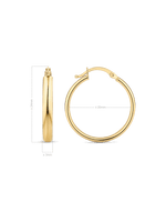 20mm Classic Hoop Earrings in 14K Gold
