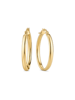 25mm Classic Hoop Earrings in 14K Gold