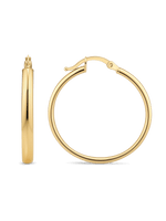 30mm Classic Hoop Earrings in 14K Gold