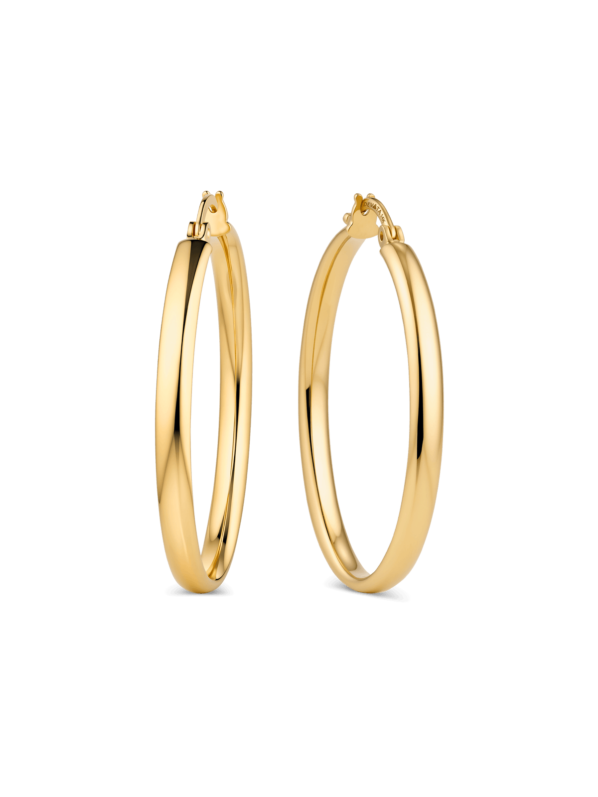 30mm Classic Hoop Earrings in 14K Gold