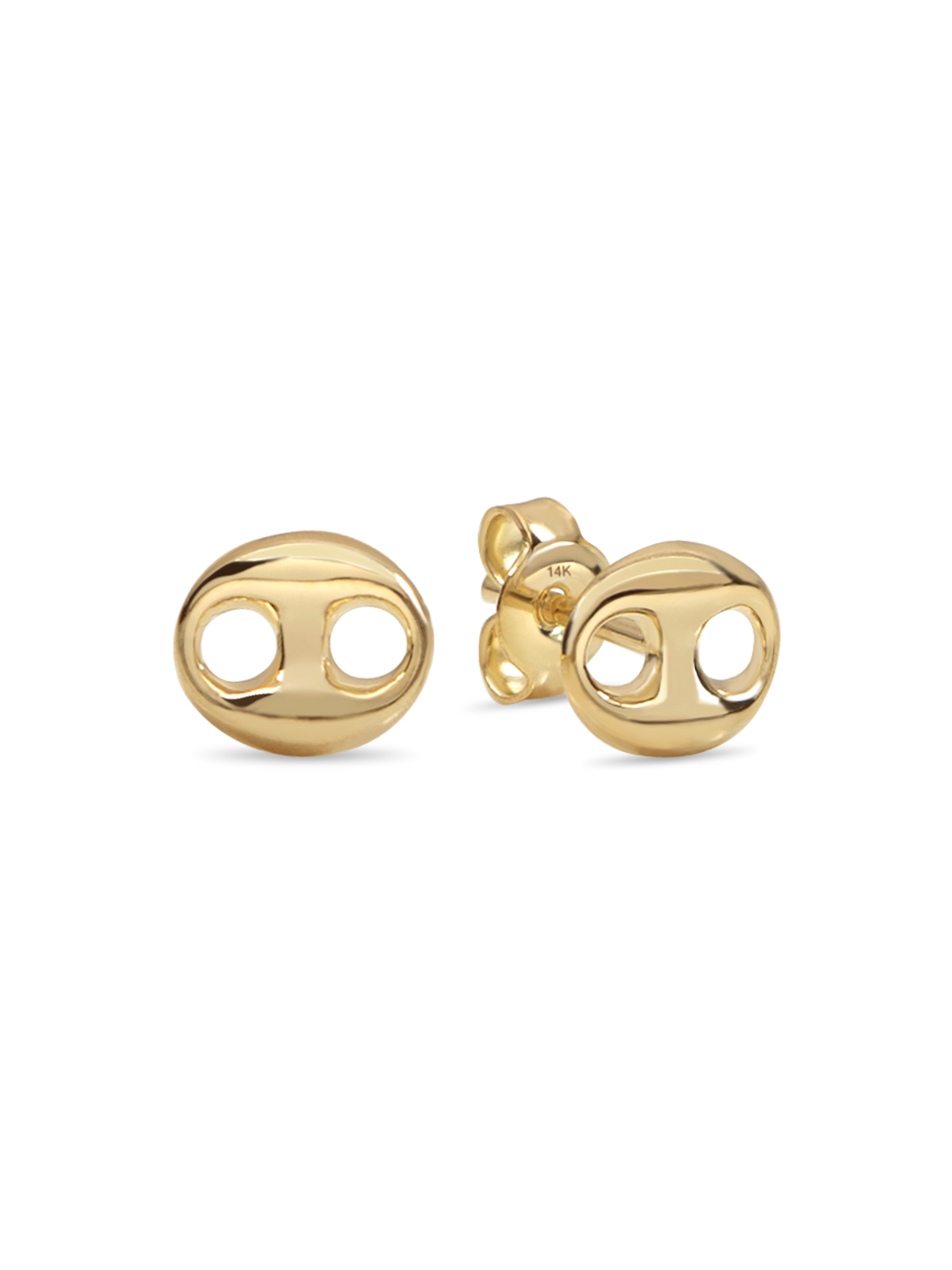 Mariner Anchor Stud Earrings