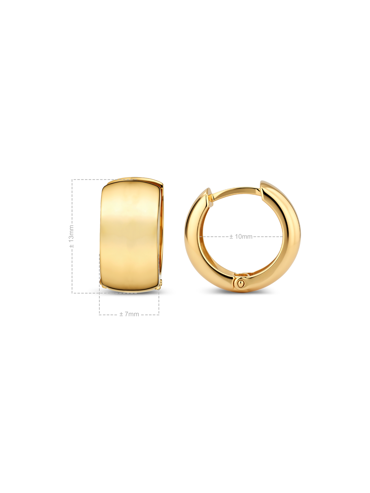 Hoop Earrings 10mm x 7mm