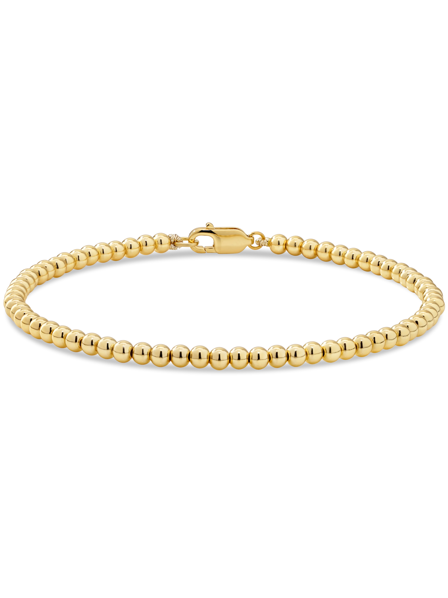 3mm Beaded Ball Bracelet