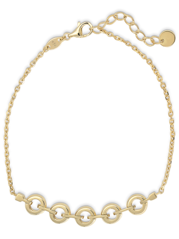 DEVATA Cable Link Chain Bracelet 14K Gold