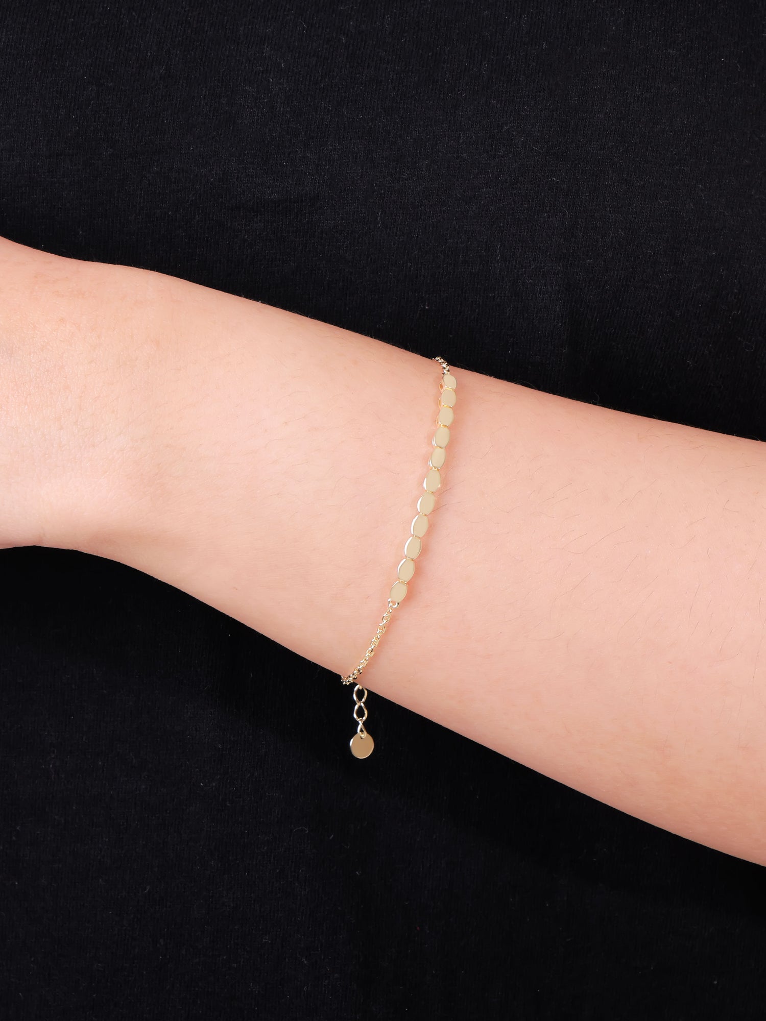 Hexagon Link Chain Bracelet