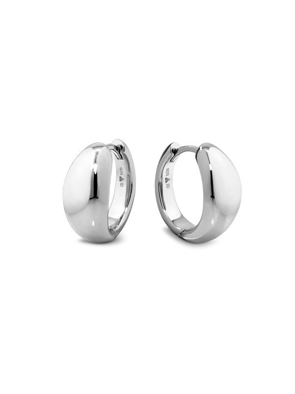 Dome Hoop Earrings