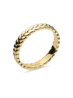 14K Solid Gold Wheat Ring
