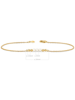 14K Gold Freshwater Pearl and Beads Bracelet