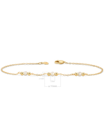 14K Gold Freshwater Pearl and Beads Bracelet