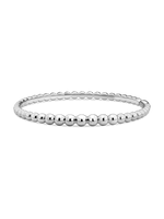 DEVATA Sterling Silver Bangle Bracelet