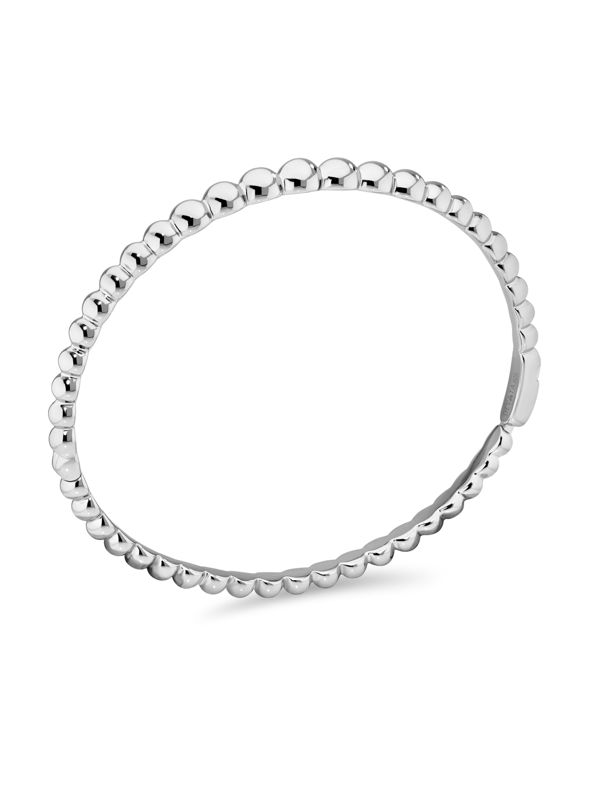 DEVATA Sterling Silver Bangle Bracelet