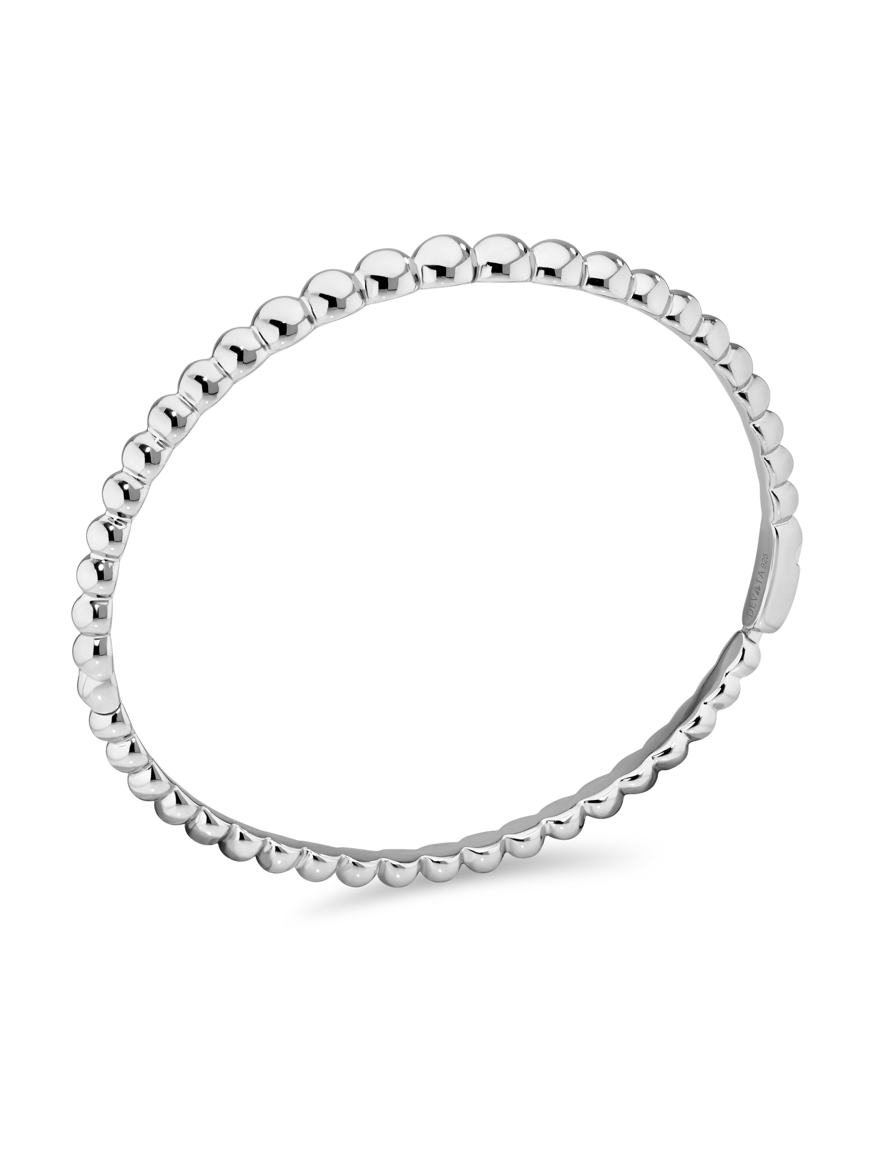 DEVATA Sterling Silver Bangle Bracelet