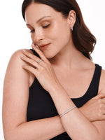 DEVATA Sterling Silver Bangle Bracelet