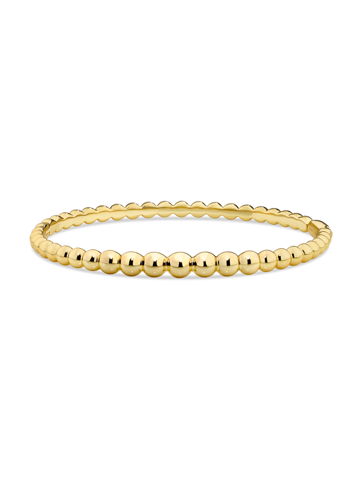 DEVATA Gold Plated Sterling Silver Bangle Bracelet
