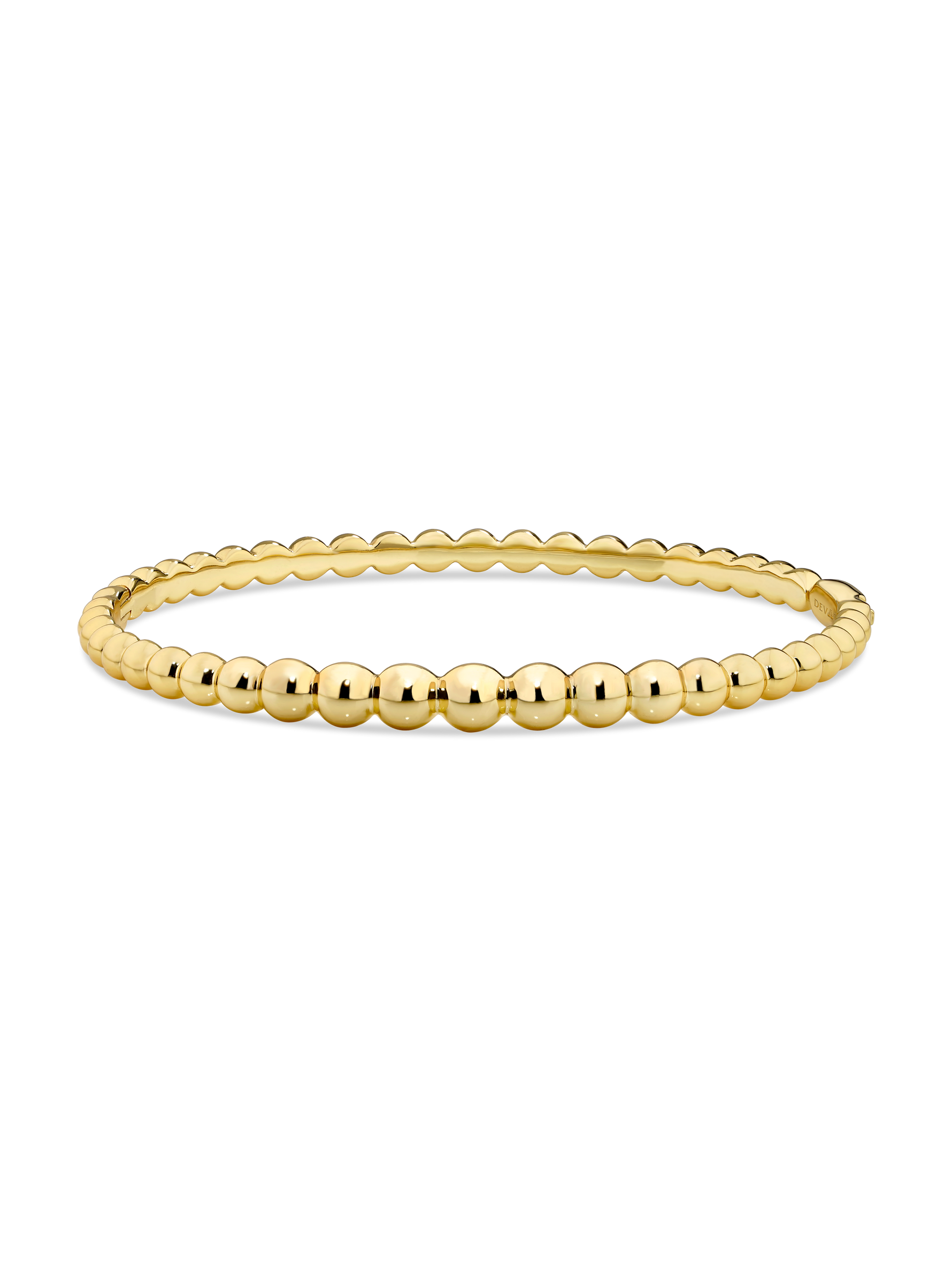 DEVATA Gold Plated Sterling Silver Bangle Bracelet