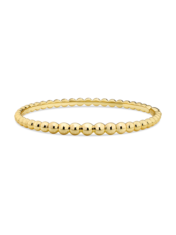 DEVATA Gold Plated Sterling Silver Bangle Bracelet