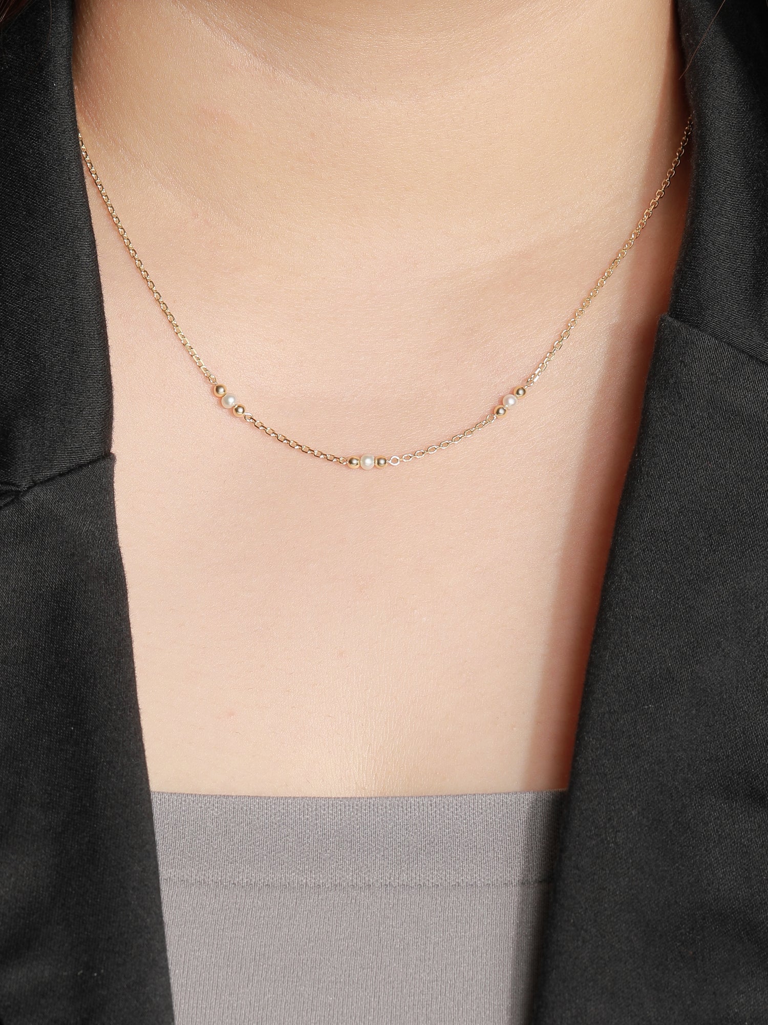 Freshwater Pearl Chain Necklace
