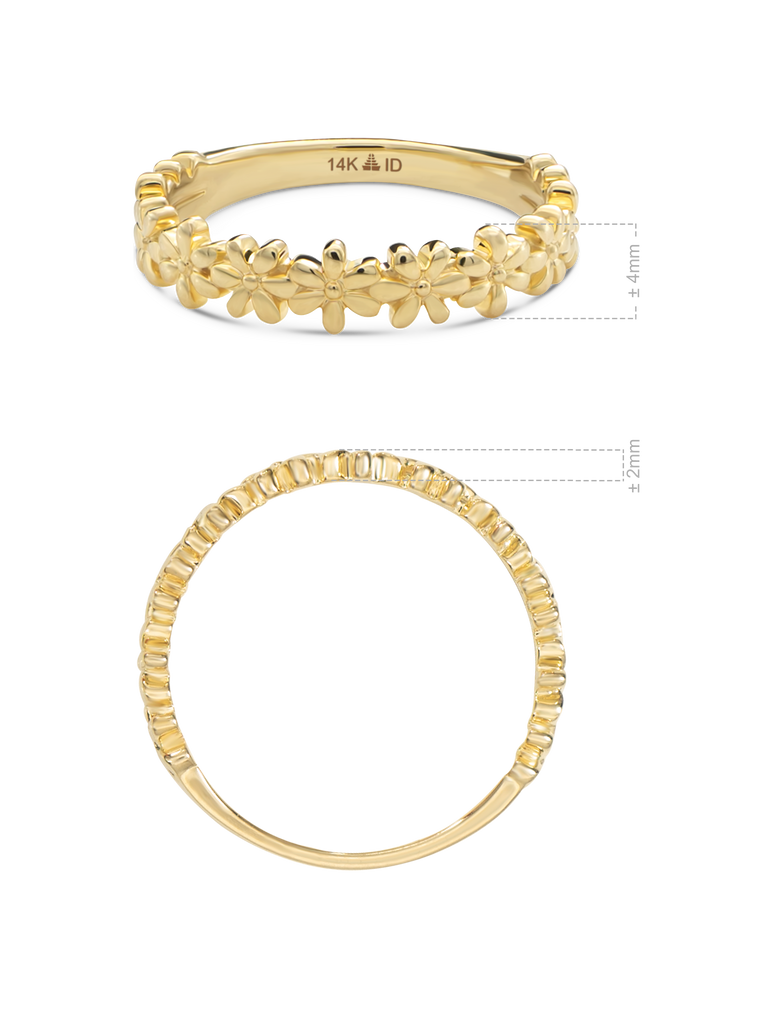 Devata Daisy Flower Ring