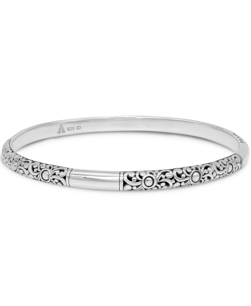 Bali Filigree Slide on Bangle Bracelet