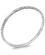 DEVATA Bali Jewelry  Bali Filigree Gold Accent Slide-on Bangle Bracelet