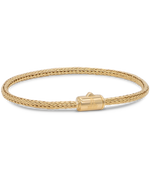 DEVATA Bali Foxtail Chain Bracelet Gold Plated Sterling Silver