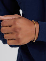 DEVATA Bali Foxtail Chain Bracelet Gold Plated Sterling Silver