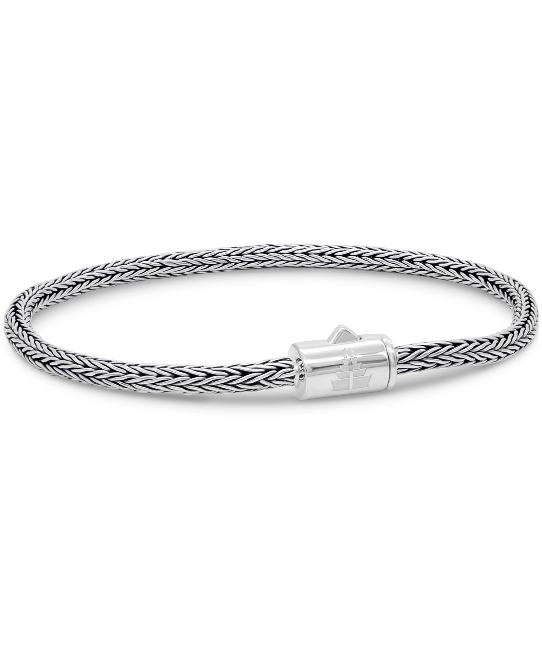 DEVATA Bali Foxtail Chain Bracelet Sterling Silver