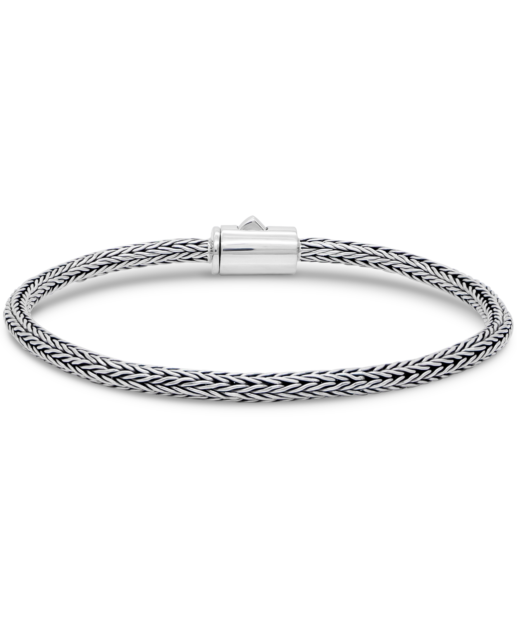 DEVATA Bali Foxtail Chain Bracelet Sterling Silver