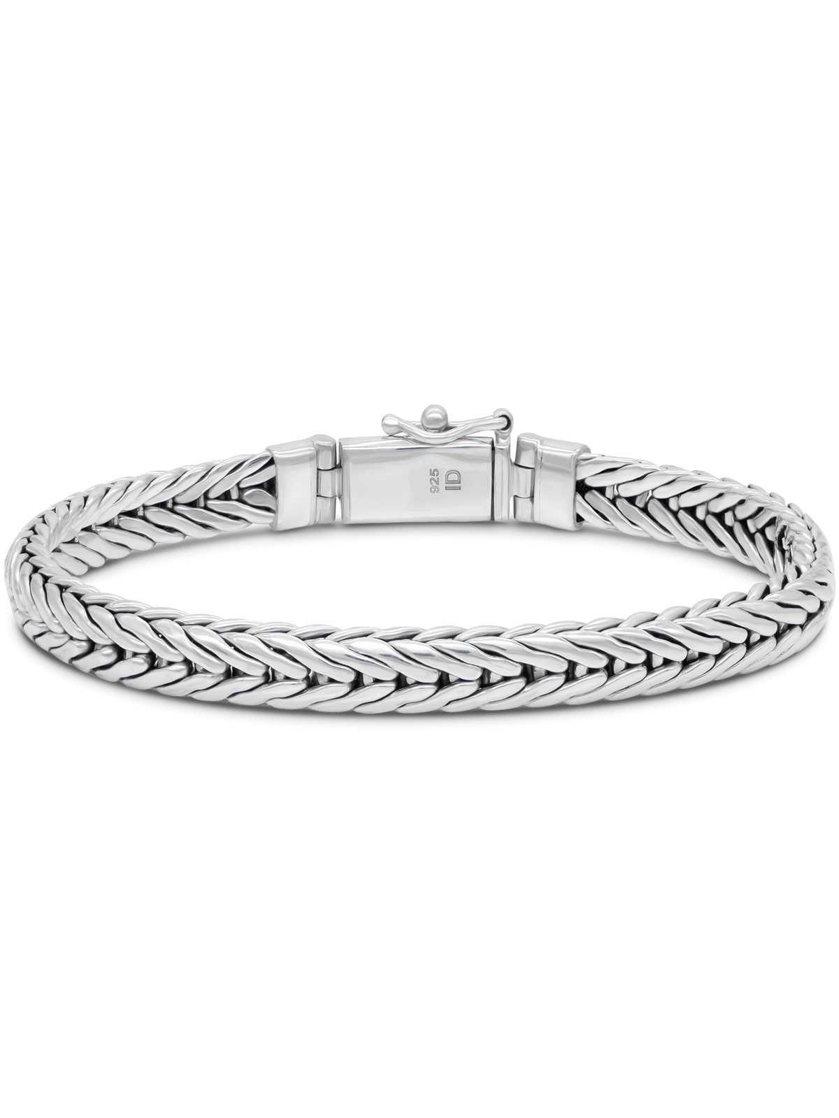DEVATA Bali Foxtail Chain Bracelet Sterling Silver