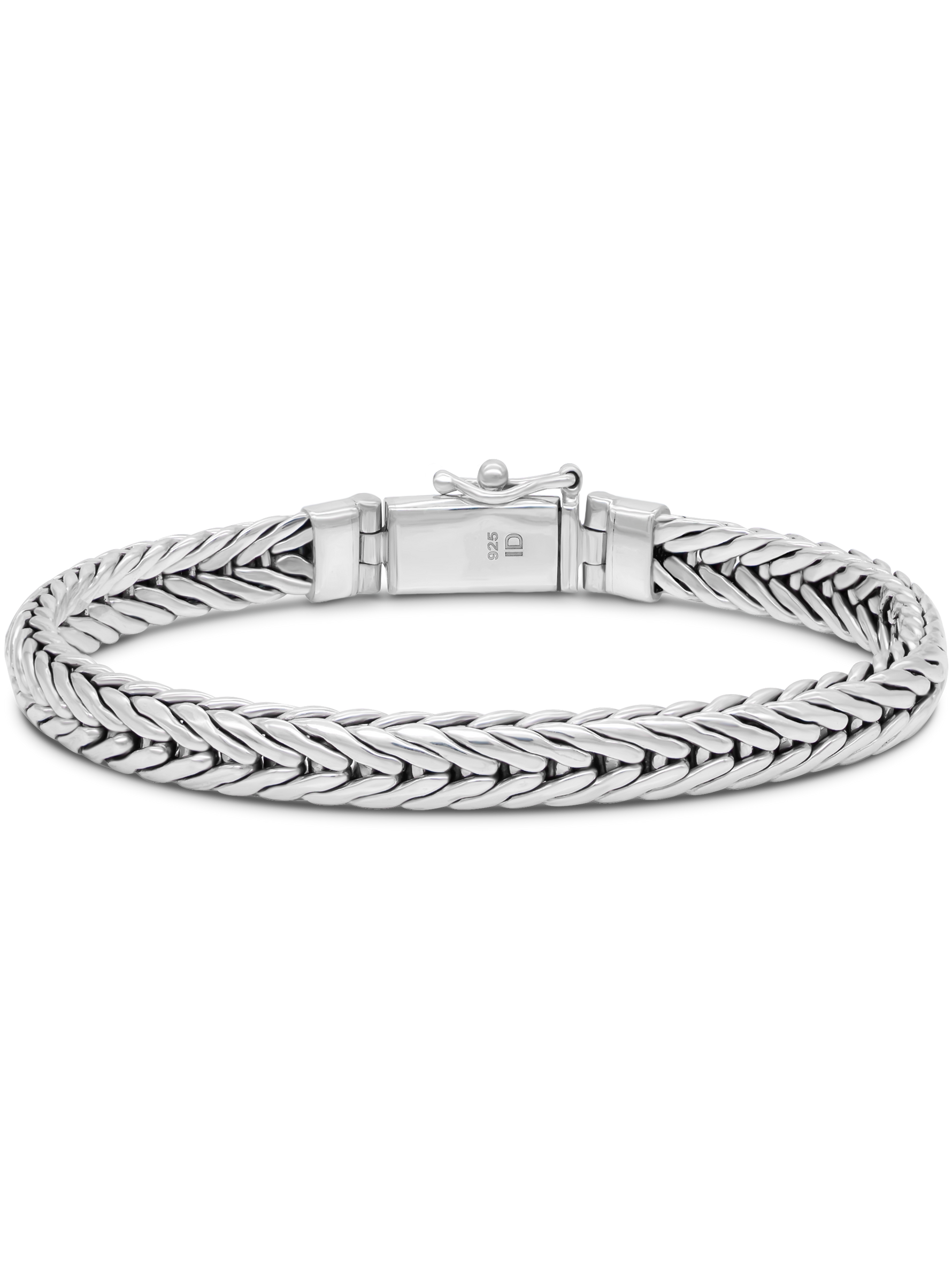 DEVATA Bali Foxtail Chain Bracelet Sterling Silver