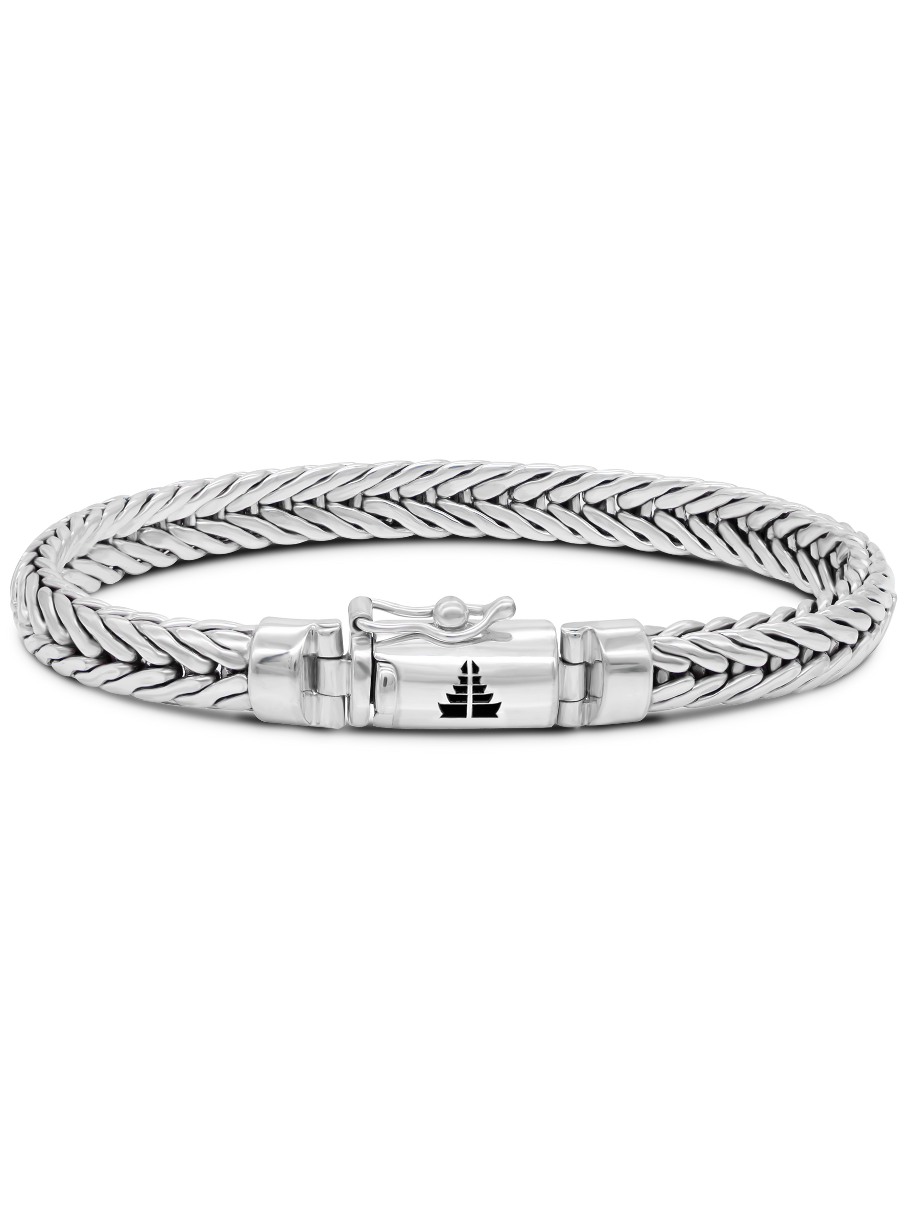 DEVATA Bali Foxtail Chain Bracelet Sterling Silver