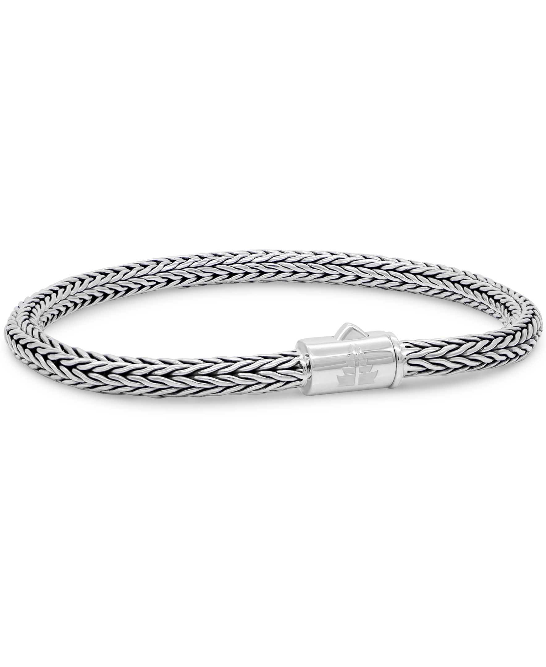 DEVATA Bali Foxtail Chain Bracelet Sterling Silver