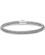DEVATA Bali Foxtail Chain Bracelet Sterling Silver