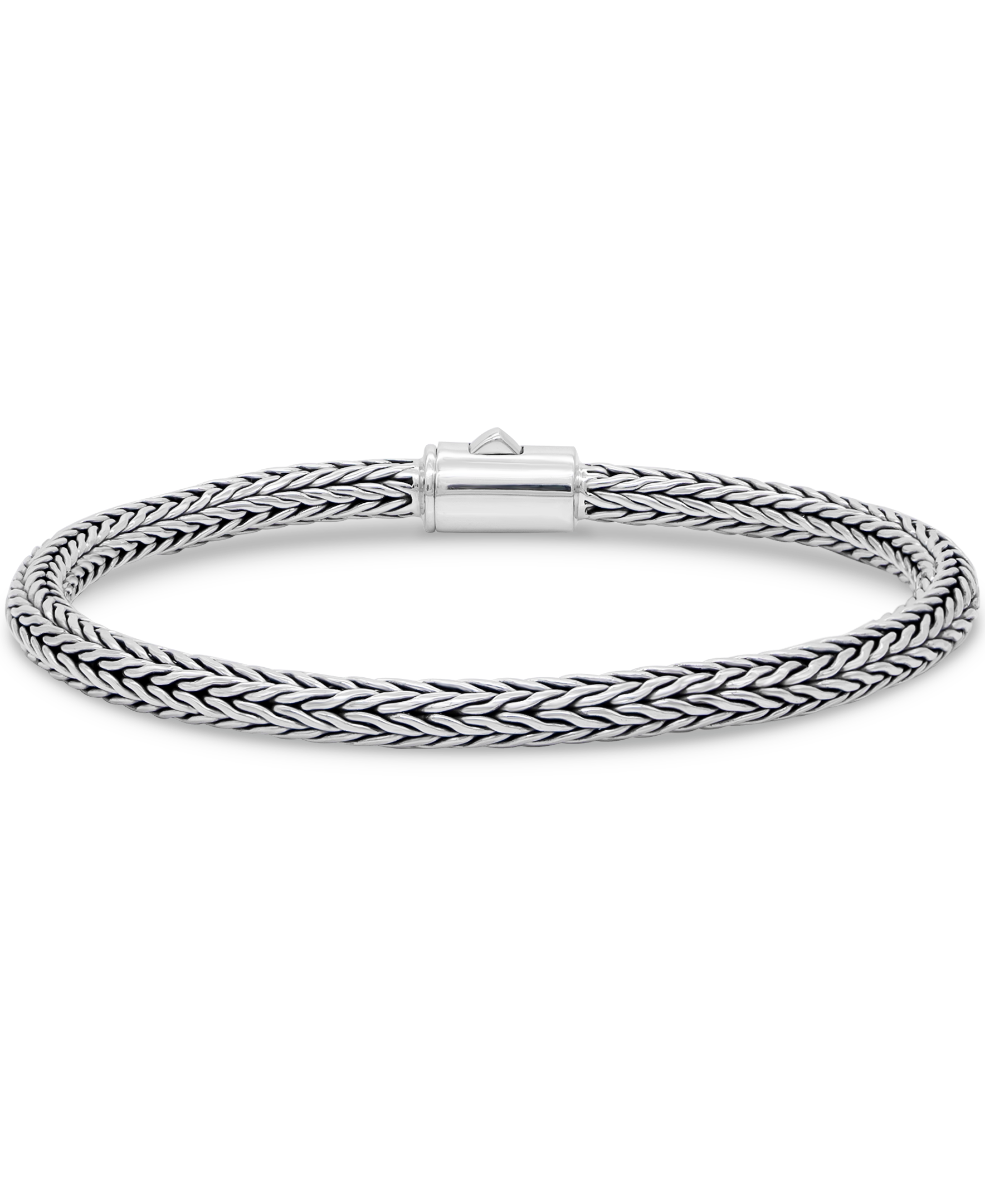 DEVATA Bali Foxtail Chain Bracelet Sterling Silver