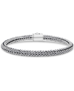 DEVATA Bali Foxtail Chain Bracelet Sterling Silver