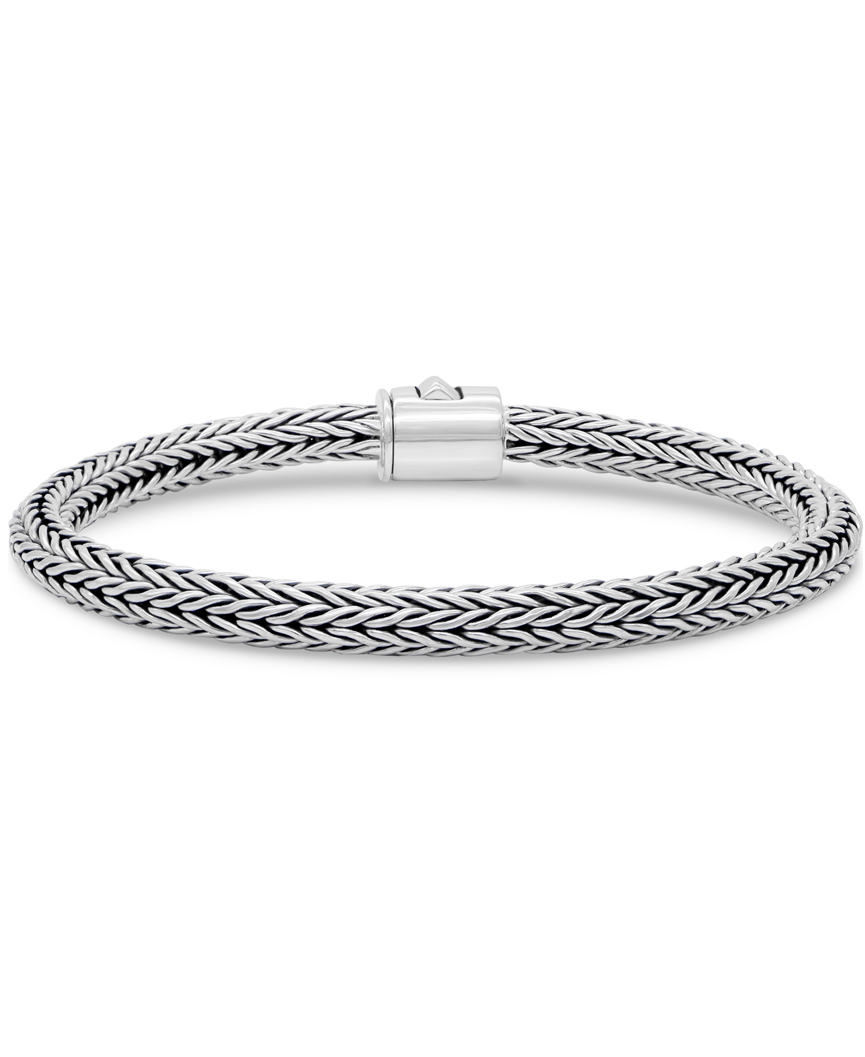 DEVATA Bali Foxtail Chain Bracelet Sterling Silver