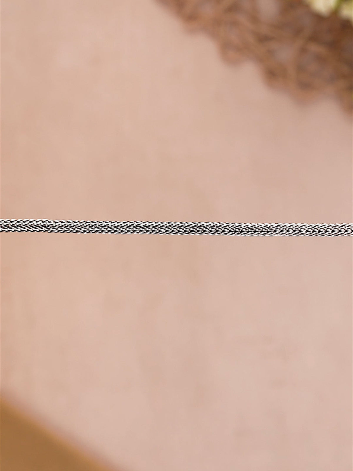 DEVATA Bali Foxtail Chain Bracelet Sterling Silver