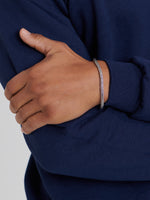 DEVATA Bali Sterling Silver Foxtail Round 4mm Chain Bracelet