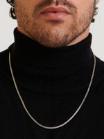 DEVATA Bali Foxtail Chain Necklace Sterling Silver