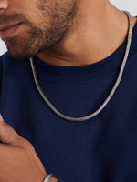 DEVATA Bali Foxtail Chain Necklace Sterling Silver