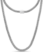 DEVATA Bali Foxtail Chain Necklace Sterling Silver